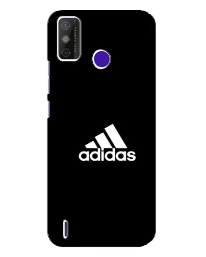 Чехол для TECNO Spark Power 2 (LC8) с картинкой «Черная классика Adidas»