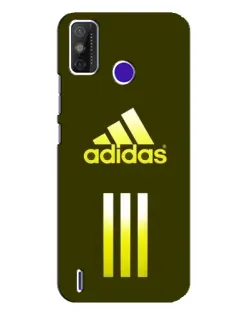 Чехол для TECNO Spark Power 2 (LC8) с картинкой «Оливковый градиент Adidas»