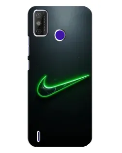 Чехол для TECNO Spark Power 2 (LC8) с картинкой «Неоновый контур Nike» Чехол для TECNO Spark Power 2 (LC8) с картинкой «Неоновый контур Nike»
