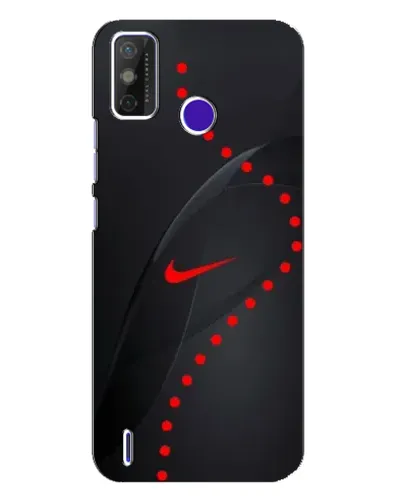 Чехол для TECNO Spark Power 2 (LC8) с картинкой «Абстрактный дизайн Nike»