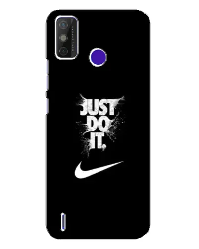 Чехол для TECNO Spark Power 2 (LC8) с картинкой «Текстовый принт Nike»