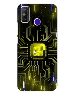Чехол для TECNO Spark Power 2 (LC8) с картинкой «Nike — золотая искра» Чехол для TECNO Spark Power 2 (LC8) с картинкой «Nike — золотая искра»