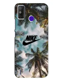 Чехол для TECNO Spark Power 2 (LC8) с картинкой «Тропический принт Nike» Чехол для TECNO Spark Power 2 (LC8) с картинкой «Тропический принт Nike»