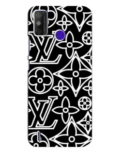 Чехол для TECNO Spark Power 2 (LC8) с картинкой «Черно-белый узор LV» Чехол для TECNO Spark Power 2 (LC8) с картинкой «Черно-белый узор LV»
