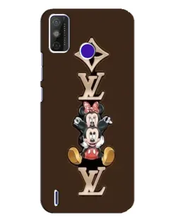 Чехол для TECNO Spark Power 2 (LC8) с картинкой «LV и Микки Маус»