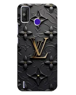 Чехол для TECNO Spark Power 2 (LC8) с картинкой «Кожаная текстура LV»