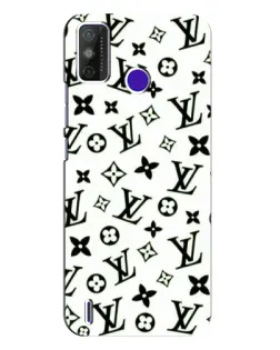 Чехол для TECNO Spark Power 2 (LC8) с картинкой «Монохромный хаос LV»