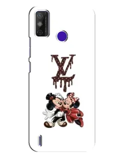 Чехол для TECNO Spark Power 2 (LC8) с картинкой «LV и Микки Маус»