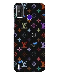 Чехол для TECNO Spark Power 2 (LC8) с картинкой «Цветная монограмма LV»