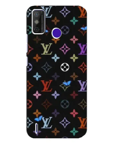 Чехол для TECNO Spark Power 2 (LC8) с картинкой «Цветная монограмма LV» Чехол для TECNO Spark Power 2 (LC8) с картинкой «Цветная монограмма LV»