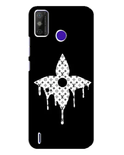 Чехол для TECNO Spark Power 2 (LC8) с картинкой «Цветочная монограмма» Чехол для TECNO Spark Power 2 (LC8) с картинкой «Цветочная монограмма»