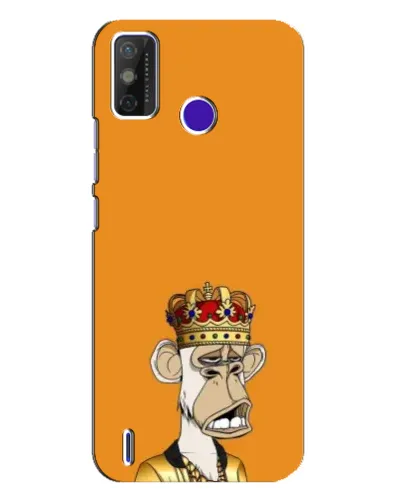Чехол для TECNO Spark Power 2 (LC8) с картинкой «Золотая обезьяна Bored Ape»