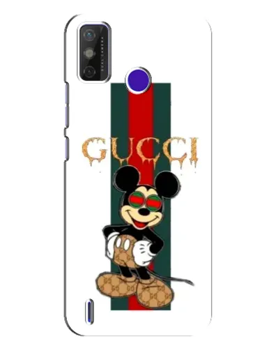 Чехол для TECNO Spark Power 2 (LC8) с картинкой «Микки Маус Gucci — полосы» Чехол для TECNO Spark Power 2 (LC8) с картинкой «Микки Маус Gucci — полосы»