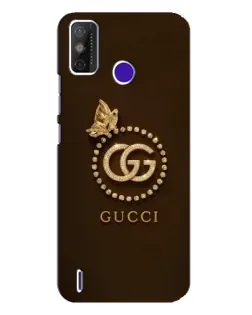 Чехол для TECNO Spark Power 2 (LC8) с картинкой «Gucci — золотая бабочка» Чехол для TECNO Spark Power 2 (LC8) с картинкой «Gucci — золотая бабочка»