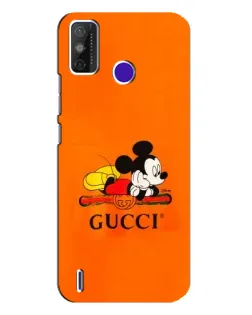 Чехол для TECNO Spark Power 2 (LC8) с картинкой «Микки Маус Gucci — оранж» Чехол для TECNO Spark Power 2 (LC8) с картинкой «Микки Маус Gucci — оранж»
