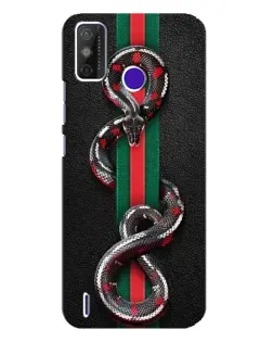 Чехол для TECNO Spark Power 2 (LC8) с картинкой «Gucci — змея на полосе» Чехол для TECNO Spark Power 2 (LC8) с картинкой «Gucci — змея на полосе»