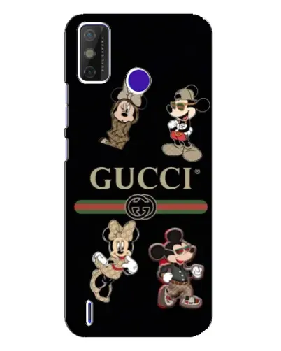 Чехол для TECNO Spark Power 2 (LC8) с картинкой «Gucci — герои Disney и монограмма» Чехол для TECNO Spark Power 2 (LC8) с картинкой «Gucci — герои Disney и монограмма»