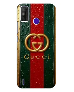 Чехол для TECNO Spark Power 2 (LC8) с картинкой «Gucci — фирменная полоса и золото» Чехол для TECNO Spark Power 2 (LC8) с картинкой «Gucci — фирменная полоса и золото»
