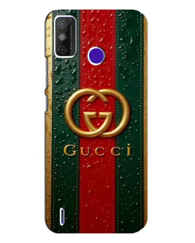 Чехол для TECNO Spark Power 2 (LC8) с картинкой «Gucci — фирменная полоса и золото» Чехол для TECNO Spark Power 2 (LC8) с картинкой «Gucci — фирменная полоса и золото»