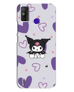 Чохол для TECNO Spark Power 2 (LC8) з картинкою «Kuromi та лавандові серця» Чохол для TECNO Spark Power 2 (LC8) з картинкою «Kuromi та лавандові серця»