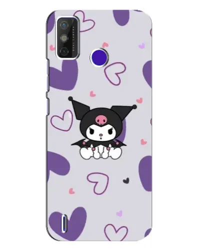 Чохол для TECNO Spark Power 2 (LC8) з картинкою «Kuromi та лавандові серця» Чохол для TECNO Spark Power 2 (LC8) з картинкою «Kuromi та лавандові серця»
