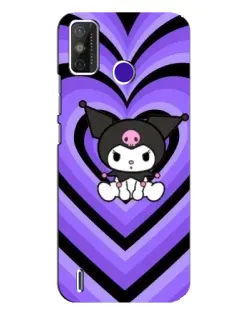 Чохол для TECNO Spark Power 2 (LC8) з картинкою «Kuromi та фіолетові серця» Чохол для TECNO Spark Power 2 (LC8) з картинкою «Kuromi та фіолетові серця»