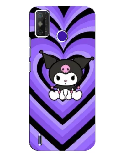 Чохол для TECNO Spark Power 2 (LC8) з картинкою «Kuromi та фіолетові серця» Чохол для TECNO Spark Power 2 (LC8) з картинкою «Kuromi та фіолетові серця»