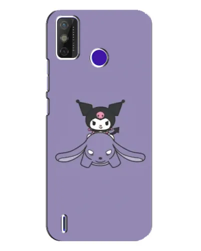 Чохол для TECNO Spark Power 2 (LC8) з картинкою «Kuromi на ліловому фоні» Чохол для TECNO Spark Power 2 (LC8) з картинкою «Kuromi на ліловому фоні»
