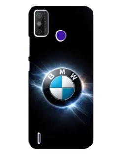 Чехол для TECNO Spark Power 2 (LC8) с картинкой «BMW — неоновое сияние»