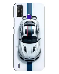 Чехол для TECNO Spark Power 2 (LC8) с картинкой «Вид сверху — BMW M»