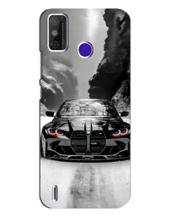 Чехол для TECNO Spark Power 2 (LC8) с картинкой «BMW — акварельный дрифт»