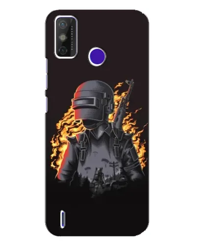 Чехол для TECNO Spark Power 2 (LC8) с картинкой «PUBG — огненный силуэт» Чехол для TECNO Spark Power 2 (LC8) с картинкой «PUBG — огненный силуэт»