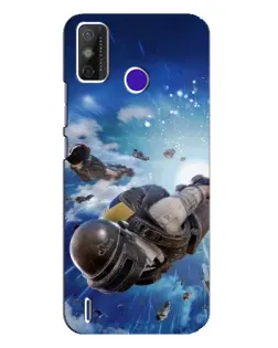 Чехол для TECNO Spark Power 2 (LC8) с картинкой «Десант PUBG — прыжок» Чехол для TECNO Spark Power 2 (LC8) с картинкой «Десант PUBG — прыжок»