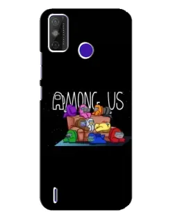 Чехол для TECNO Spark Power 2 (LC8) с картинкой «Логотип Among Us»