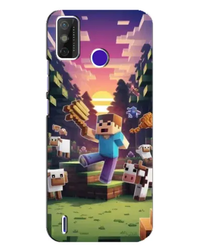 Чехол для TECNO Spark Power 2 (LC8) с картинкой «Стив на ферме» Чехол для TECNO Spark Power 2 (LC8) с картинкой «Стив на ферме»