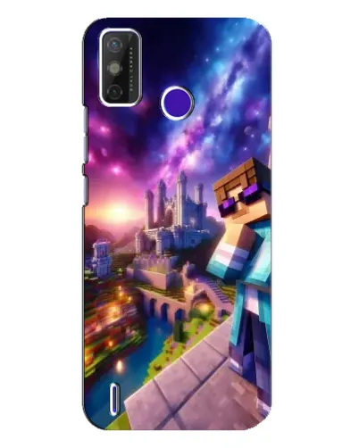 Чехол для TECNO Spark Power 2 (LC8) с картинкой «Стив и космос» Чехол для TECNO Spark Power 2 (LC8) с картинкой «Стив и космос»