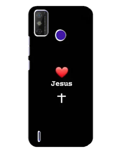 Чехол для TECNO Spark Power 2 (LC8) с картинкой «Сердце - Jesus» Чехол для TECNO Spark Power 2 (LC8) с картинкой «Сердце - Jesus»