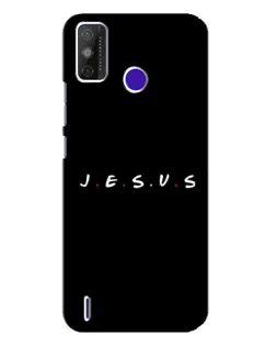 Чехол для TECNO Spark Power 2 (LC8) с картинкой «Точки веры J.E.S.U.S.»