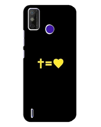 Чехол для TECNO Spark Power 2 (LC8) с картинкой «Сердце и Крест» Чехол для TECNO Spark Power 2 (LC8) с картинкой «Сердце и Крест»