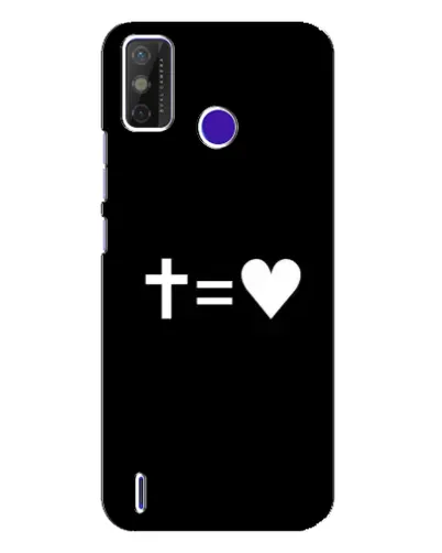 Чехол для TECNO Spark Power 2 (LC8) с картинкой «Крест и Сердце» Чехол для TECNO Spark Power 2 (LC8) с картинкой «Крест и Сердце»
