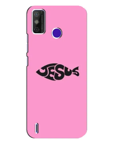 Чехол для TECNO Spark Power 2 (LC8) с картинкой «Розовый символ Jesus» Чехол для TECNO Spark Power 2 (LC8) с картинкой «Розовый символ Jesus»