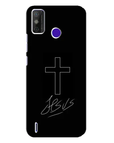 Чехол для TECNO Spark Power 2 (LC8) с картинкой «Графический крест Jesus» Чехол для TECNO Spark Power 2 (LC8) с картинкой «Графический крест Jesus»
