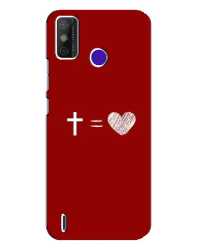 Чехол для TECNO Spark Power 2 (LC8) с картинкой «Уравнение любви» Чехол для TECNO Spark Power 2 (LC8) с картинкой «Уравнение любви»
