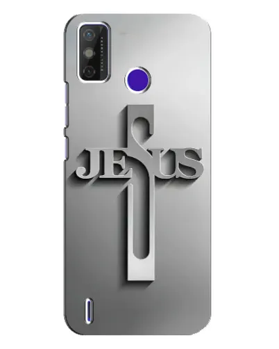 Чехол для TECNO Spark Power 2 (LC8) с картинкой «Металлический крест Jesus» Чехол для TECNO Spark Power 2 (LC8) с картинкой «Металлический крест Jesus»