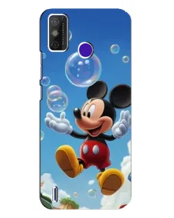 Чехол для TECNO Spark Power 2 (LC8) с картинкой «Mickey и мыльные пузыри»