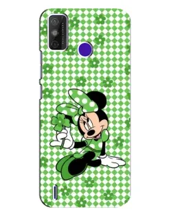 Чехол для TECNO Spark Power 2 (LC8) с картинкой «Mickey в клетку»