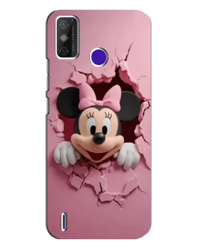 Чехол для TECNO Spark Power 2 (LC8) с картинкой «Минни сквозь стену»