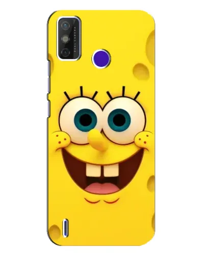 Чехол для TECNO Spark Power 2 (LC8) с картинкой «Губка Боб улыбка»