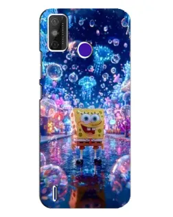 Чехол для TECNO Spark Power 2 (LC8) с картинкой «Неоновый океан»
