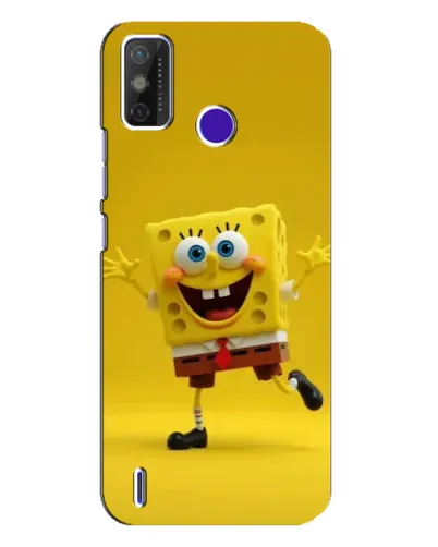 Чехол для TECNO Spark Power 2 (LC8) с картинкой «Позитивный Губка Боб»